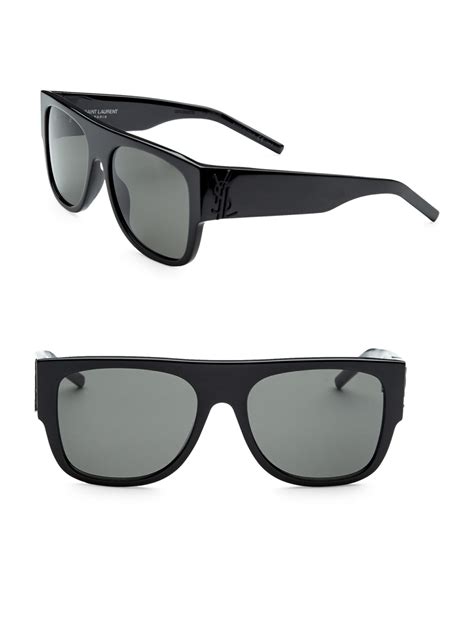 saint laurent flat top sunglasses